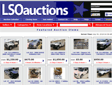 Tablet Screenshot of lsoauctions.com